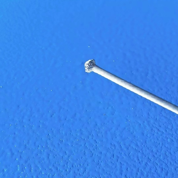 STEEL WIRE ROPE CUT/MELT AND MAKE END FLOWER MACHINE